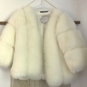 faux fur coat!
